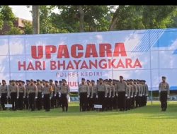 Kapolres Kediri Pimpin Upacara HUT Bhayangkara ke-79, Tegaskan Komitmen Polri untuk Masyarakat