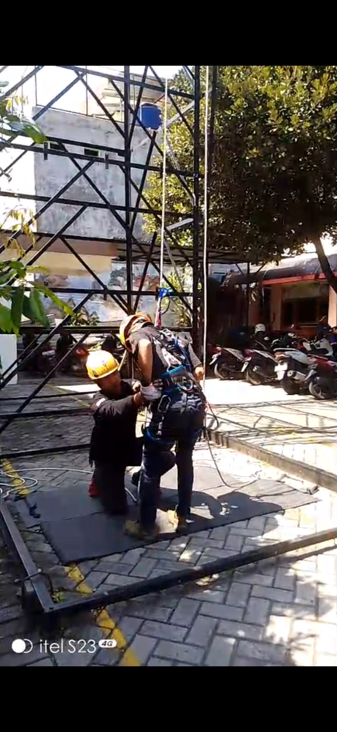 BPBD Kabupaten Kediri Genjot Latihan Vertical Climbing Jelang Event Se-Jatim