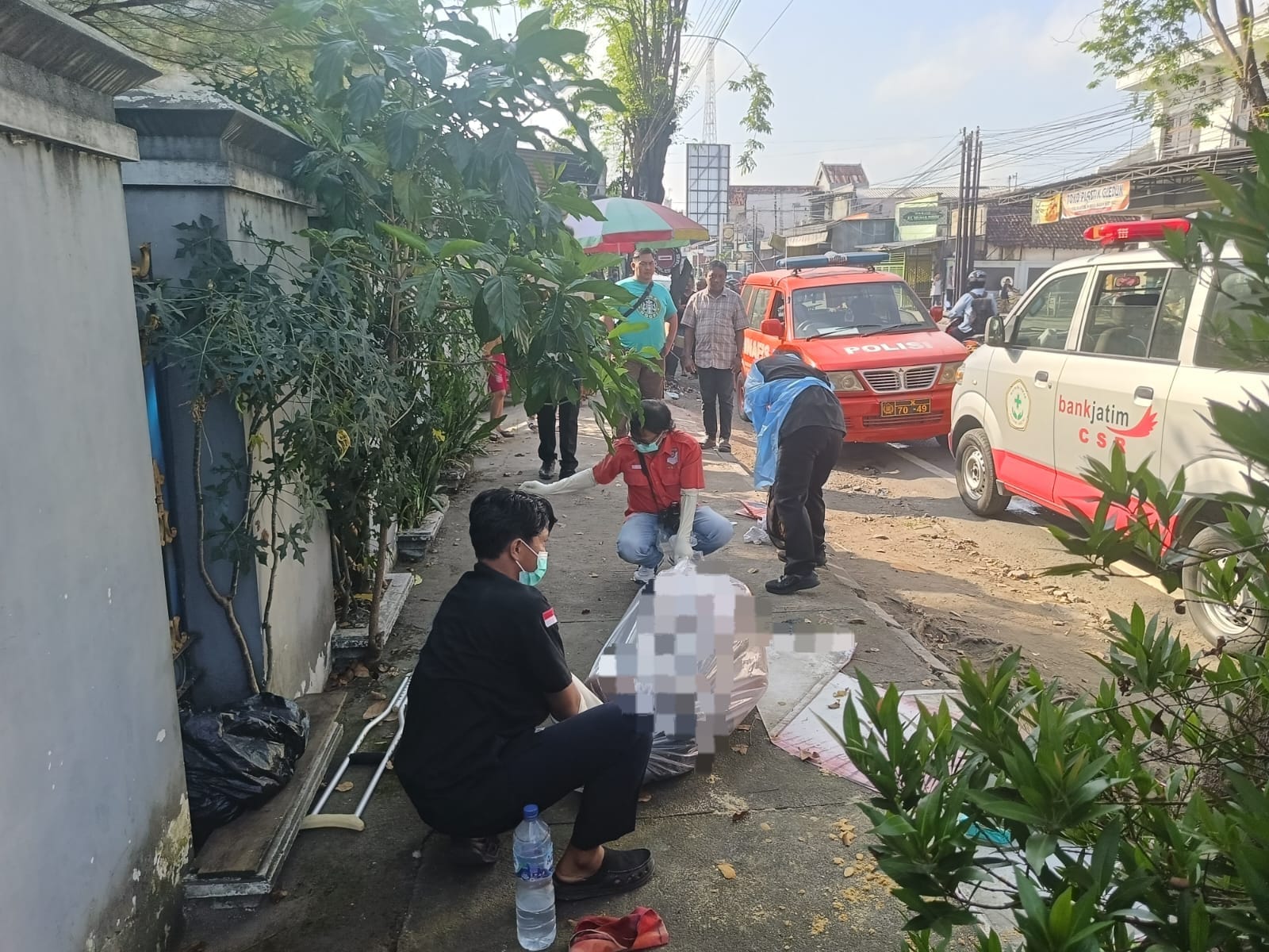 Pria Tunawisma di Tulungagung Ditemukan Tak Bernyawa, Warga Tertek Gempar
