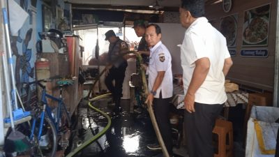 Kebakaran di Jl. Halim Perdana Kusuma Kota Kediri, Kerugian Ditaksir Rp 75 Juta, Ini Info Penyebabnya