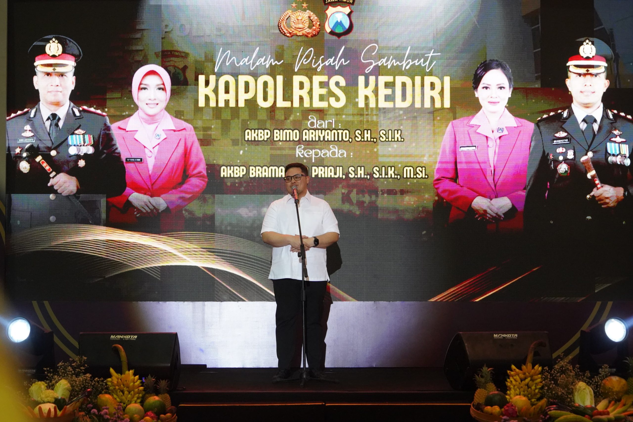 Mas Dhito Ajak Kapolres Baru Bangun Sinergi Layani Masyarakat Kabupaten Kediri