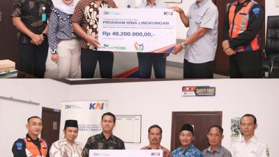 KAI Daop 7 Madiun Wujudkan Komitmen Sosial Lewat Program TJSL Bina Lingkungan