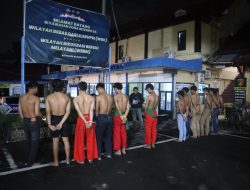 Belasan Pemuda Beratribut Silat Diamankan Polisi Usai Buat Onar di Blitar