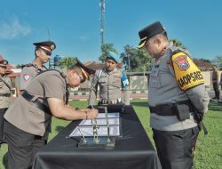 Polres Blitar Gelar Sertijab, Sejumlah Pejabat Dirotasi