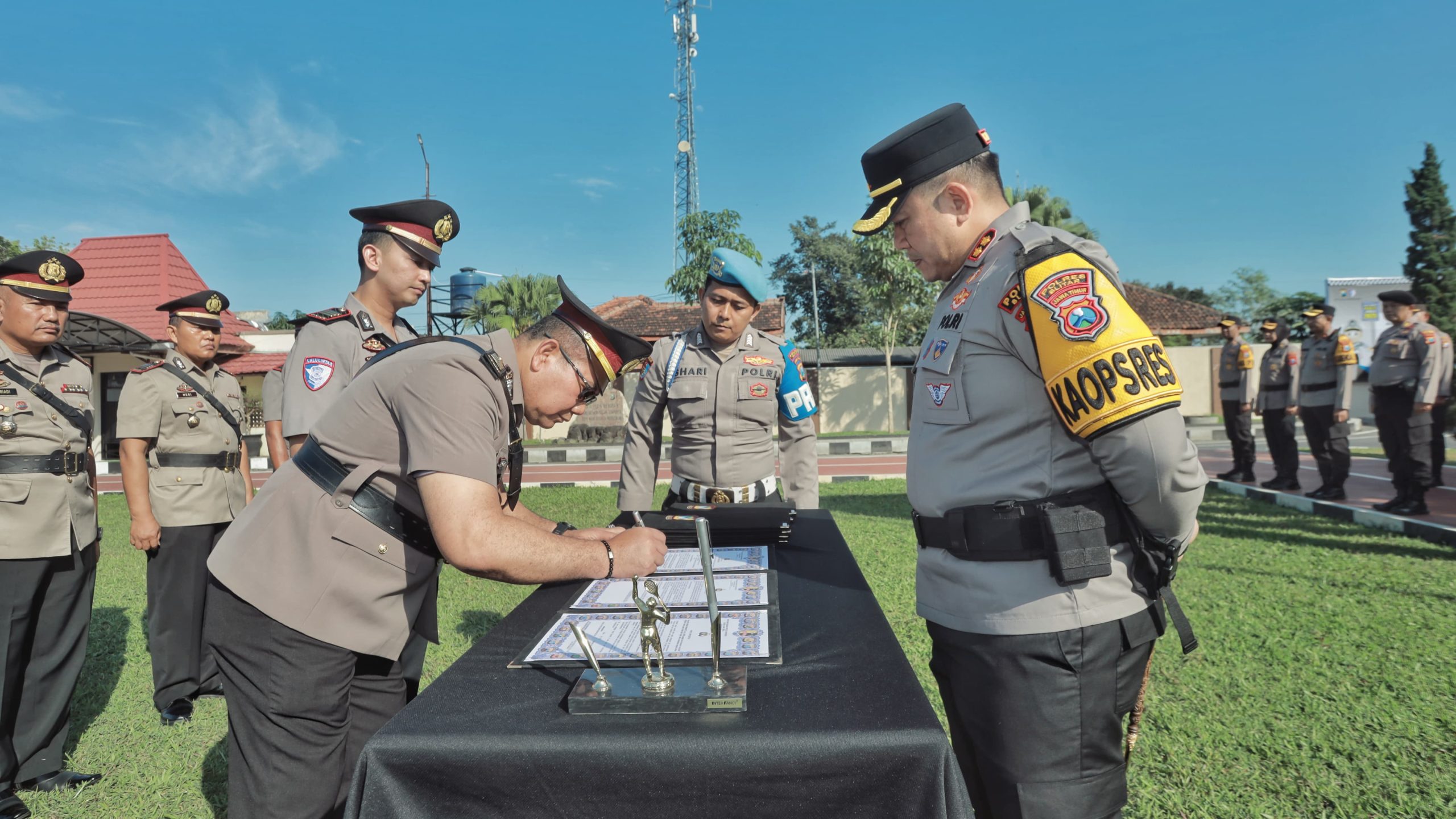 Polres Blitar Gelar Sertijab, Sejumlah Pejabat Alami Rotasi Jabatan