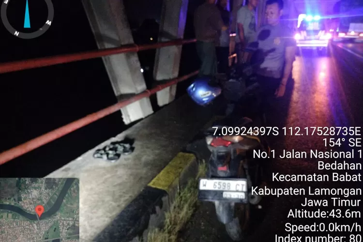 Heboh! Motor Tanpa Pemilik Ditemukan di Atas Jembatan Babat-Widang, Polisi Amankan