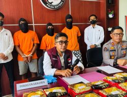 Polda Sulteng Gagalkan Penyelundupan 30 Kg Sabu, Tiga Tersangka Diamankan
