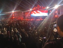 Malam Spektakuler “Power of Java”, Ribuan Warga Padati Memorial Park Kota Kediri