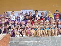 Ribuan Penari Pecut Samandiman Guncang Selomangkleng, Meriahkan Hari Jadi ke-1146 Kota Kediri