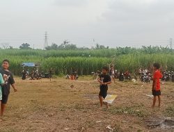 Hari Minggu, Anak-anak Padati Sawah di Kelurahan Tosaren untuk Main Layang-layang, Hindari Kecanduan Gadget