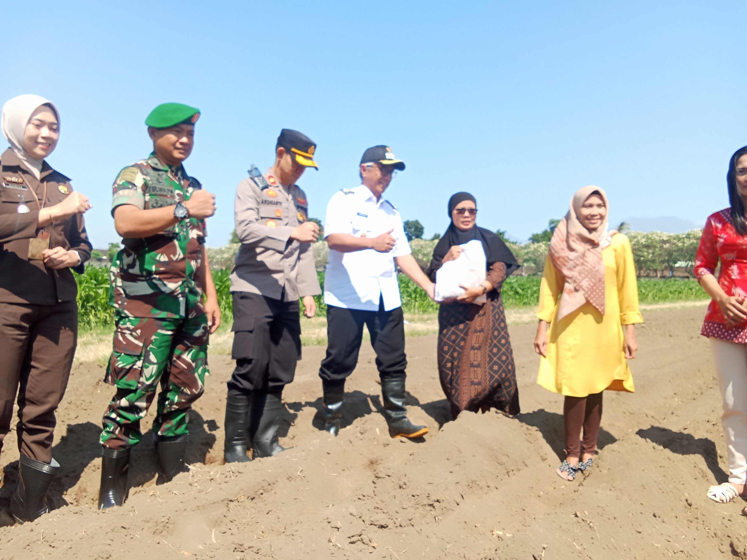 Semampir Jadi Titik Tanam Jagung Serentak di Kediri, Pesantren Didorong Jadi Motor Ketahanan Pangan