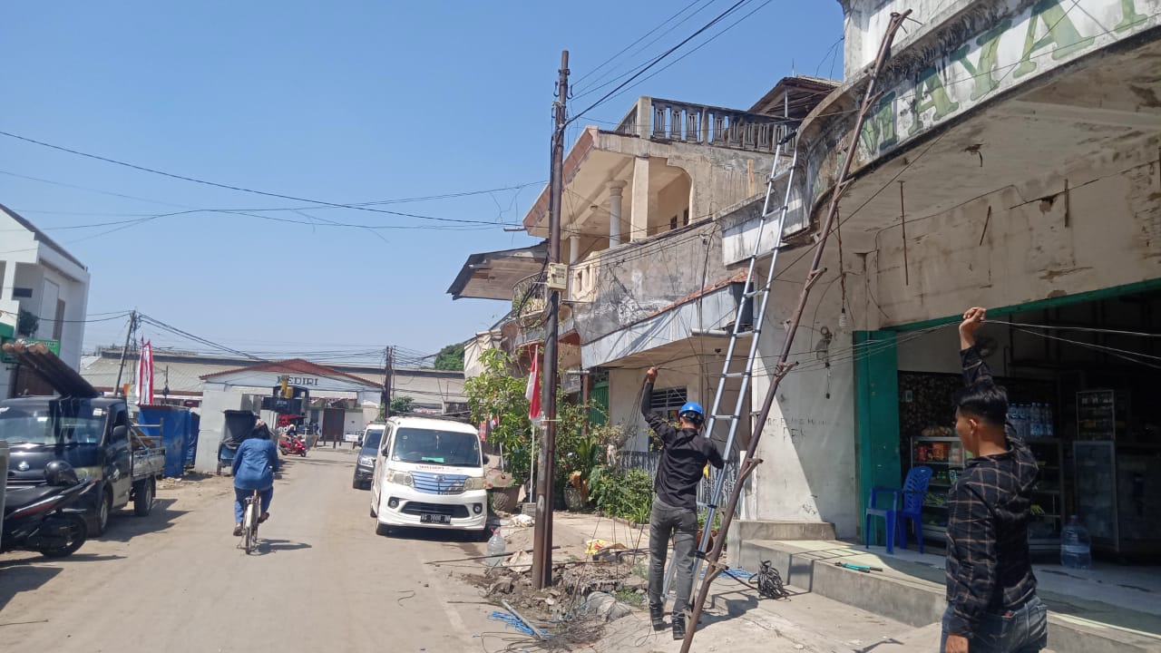 Dukung Revitalisasi Jalan Stasiun, Biznet Tata Kabel Udara di Enam Titik