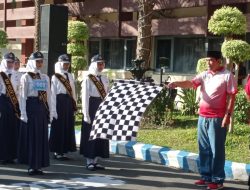 Semarak HUT RI ke-80, 150 Regu Pelajar SMP dan MTs Ikuti Lomba Baris-Berbaris di Kabupaten Kediri