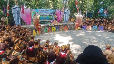 243 Pramuka Siaga se-Kecamatan Pesantren Ikuti Seleksi Garuda di Hutan Kota