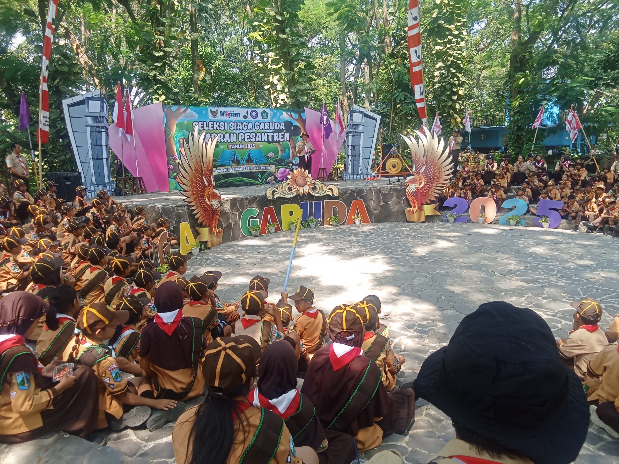 243 Pramuka Siaga se-Kecamatan Pesantren Ikuti Seleksi Garuda di Hutan Kota