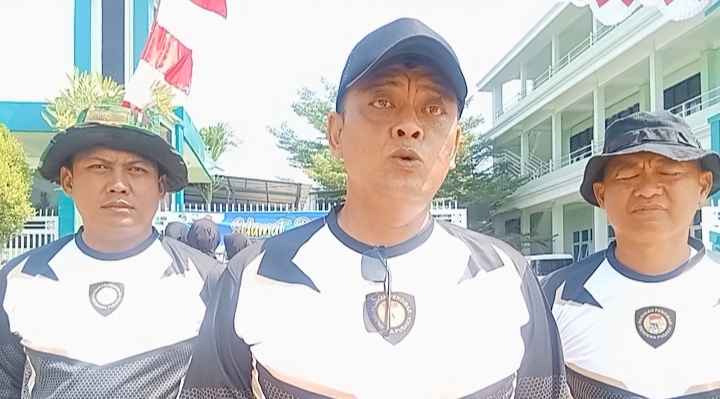 Paskibraka SMKN 1 Semen Intensif Berlatih Jelang HUT ke-80 RI