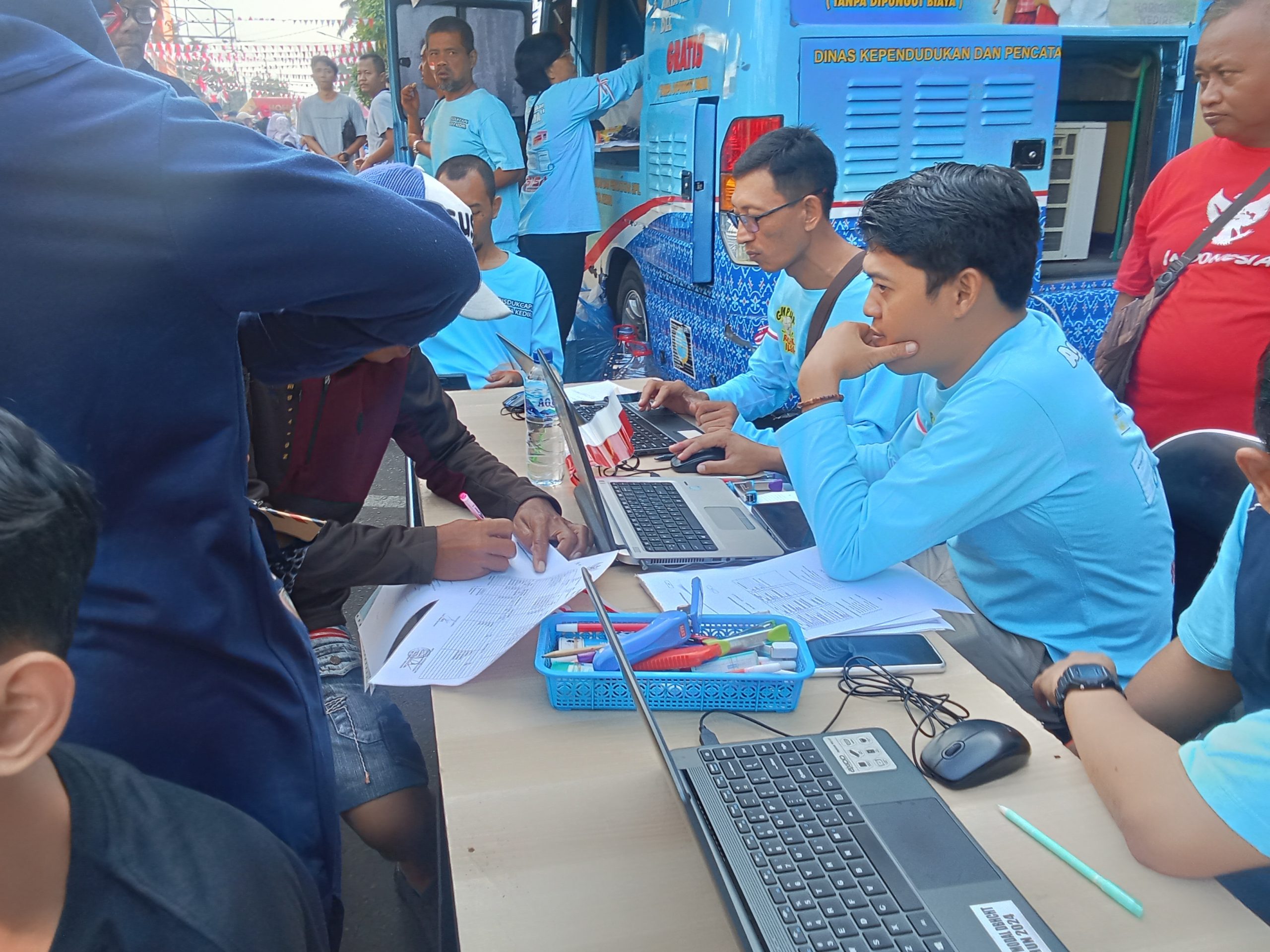 OPD Kota Kediri Meriahkan CFD dengan Lomba Agustusan dan Layanan Publik Gratis
