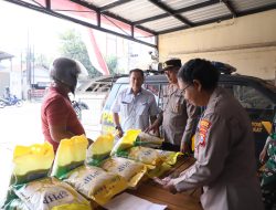 Wakapolsek Pesantren Pimpin GPM, 500 Kg Beras Ludes Diserbu Warga