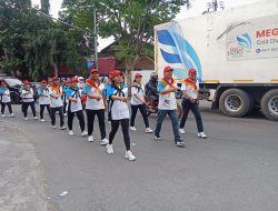 Jalan Santai Semarakkan HUT ke-54 GGBI dan HUT RI ke-80 di Kediri