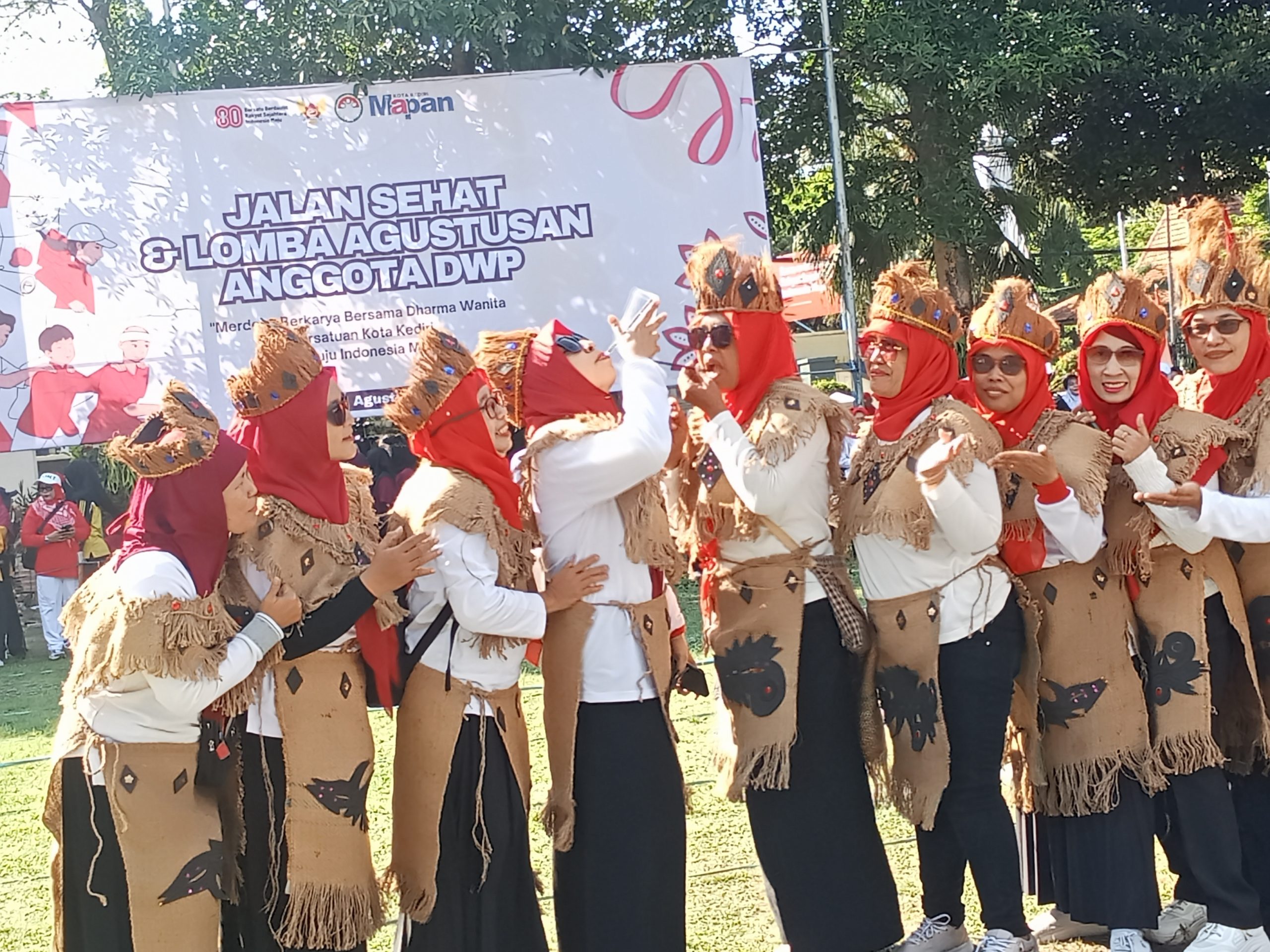 DWP Kota Kediri Semarakkan HUT ke-80 RI dengan Jalan Sehat dan Aneka Lomba, Ini Infonya