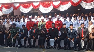 75 Anggota Paskibraka Kabupaten Kediri 2025 Resmi Dikukuhkan