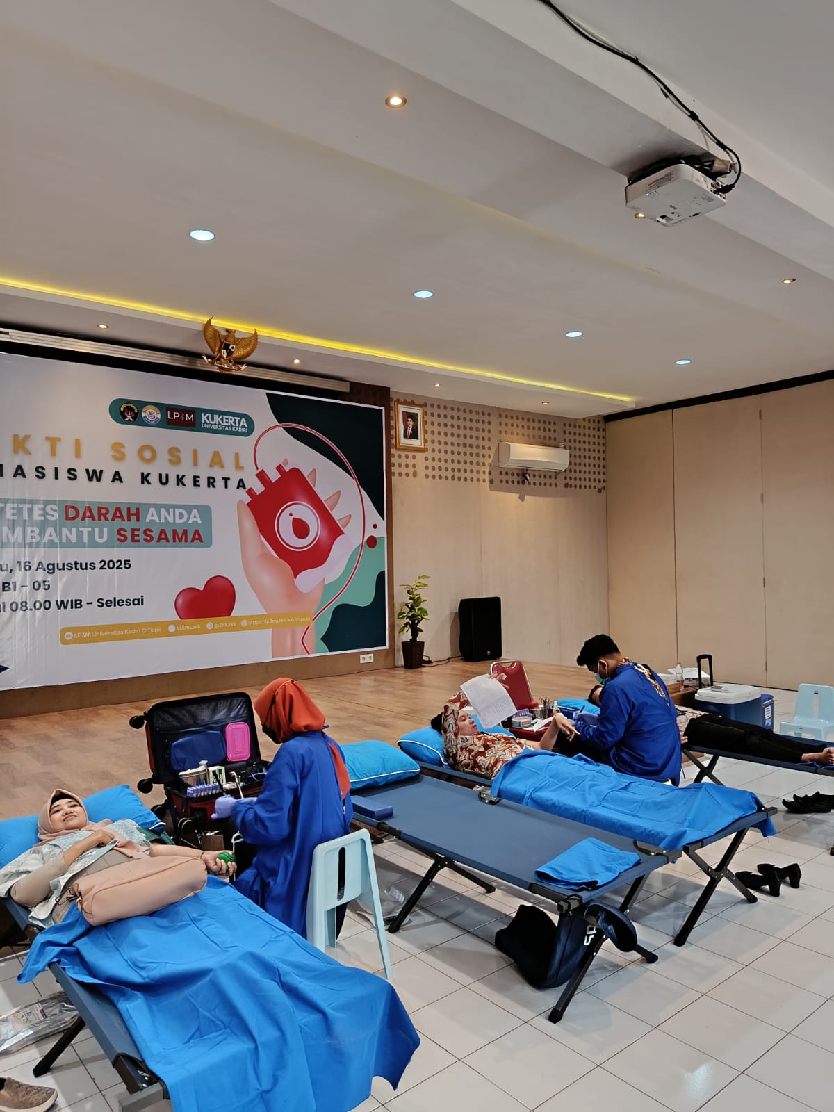 Menjelang HUT RI ke-80, Persediaan Darah PMI Kota Kediri Masih Mencukupi