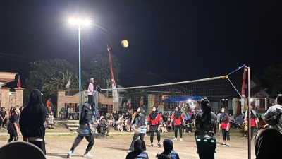 Meriahkan HUT RI ke-80, Desa Njati Kediri Gelar Turnamen Voli Antar Dusun