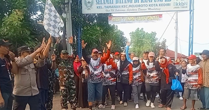 Jalan Santai di Tamanan, Ribuan Warga Tumpah Ruah Ikuti Kegiatan Sehat Meriah