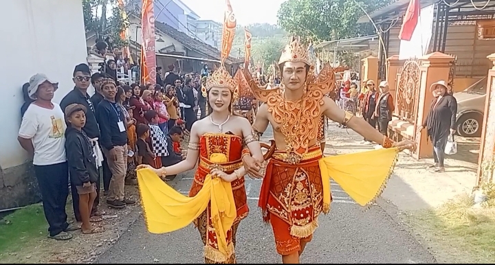 Kirab Budaya Desa Kanyoran, Kabupaten Kediri, Gema Nasionalisme di Lereng Gunung Wilis