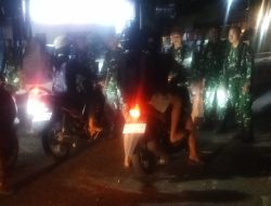 Massa Kembali Masuk Kota Kediri, TNI Pasang Blokade di Jembatan Brawijaya