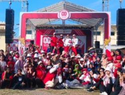 Desa Bulu Meriahkan HUT RI ke-80 dengan Jalan Santai dan Senam Zumba