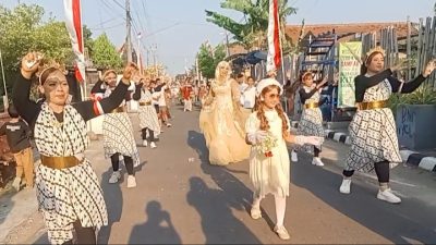 Pawai Budaya PHBN Banaran Meriah, Semangat Patriotisme Hidupkan Ekonomi Warga
