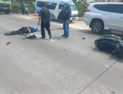 Pemotor Asal Tuban Tewas Tabrak Truk Pupuk di Lamongan