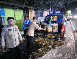 Polsek Sukodadi, Lamongan, Sita Puluhan Liter Miras dari Sejumlah Warung dan Kafe