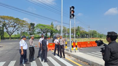 JLU Lamongan Siap Dibuka 17 Agustus, BBPJN Lakukan Pemeriksaan APILL
