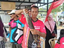 Lomba Mancing Gratis Meriahkan HUT ke-80 RI di Glagah, Warga Raih Sepeda Listrik