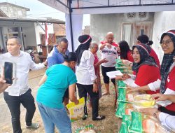 Polres Batu Hadirkan Pasar Pangan Murah di Junrejo, Warga Serbu Beras Murah Sambut HUT RI