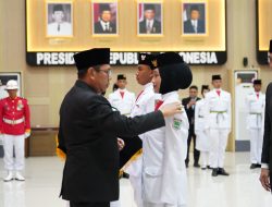 Khidmat! Wali Kota Batu Kukuhkan 76 Anggota Paskibraka 2025