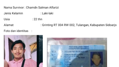 Pendaki Asal Sidoarjo Diduga Hilang di Gunung Buthak, Ini Identitasnya