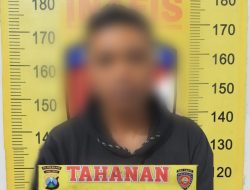 Polisi Tangkap Residivis Jambret di Depan Pasar Tajinan