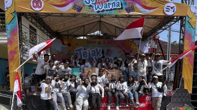 Semarak HUT ke-80 RI, Warga RW 07 Pesanggrahan Batu Gelar “Jejak Warna Blusukan”