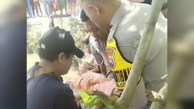 Penemuan Bayi di Sungai Gegerkan Warga Karangploso, Diduga Baru Saja Dilahirkan