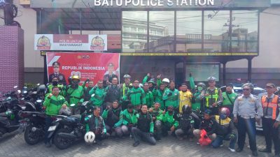 Duka Mendalam! Pengemudi Ojol Batu Gelar Aksi Damai di Balai Kota
