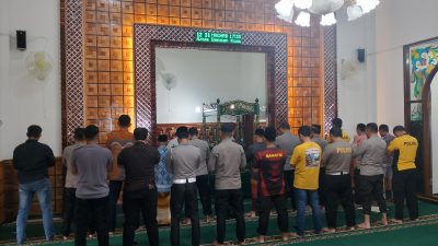 Polres Batu Gelar Salat Ghaib dan Doa Bersama untuk Pengemudi Ojol yang Meninggal