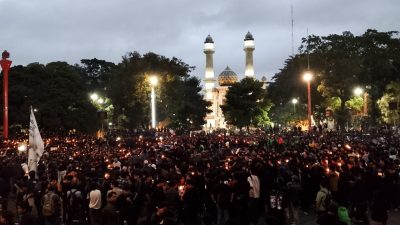 Lilin dan Bunga untuk Affan Kurniawan, Solidaritas Damai Warga Malang