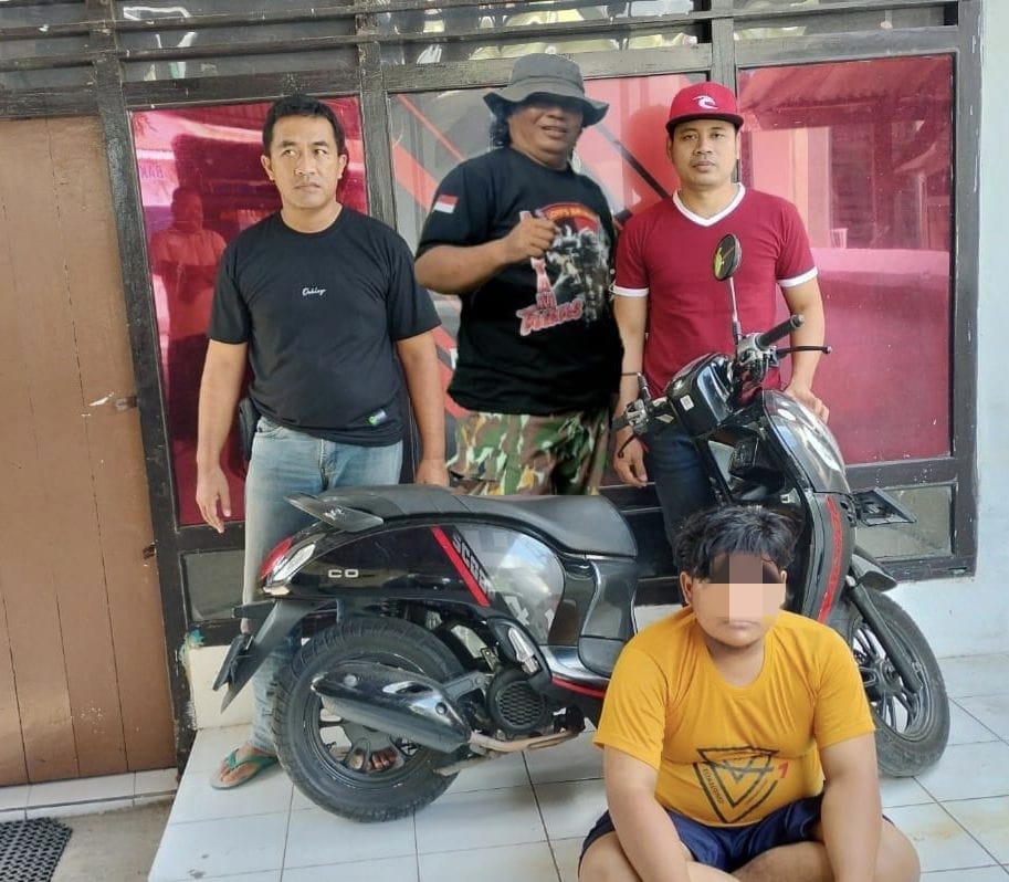 Kaget Motor Hilang Saat Menginap di Kos Teman, Pemuda Ini Akhirnya Diringkus