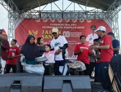 Ribuan Warga Meriahkan Jalan Santai HUT ke-80 RI di Desa Janti