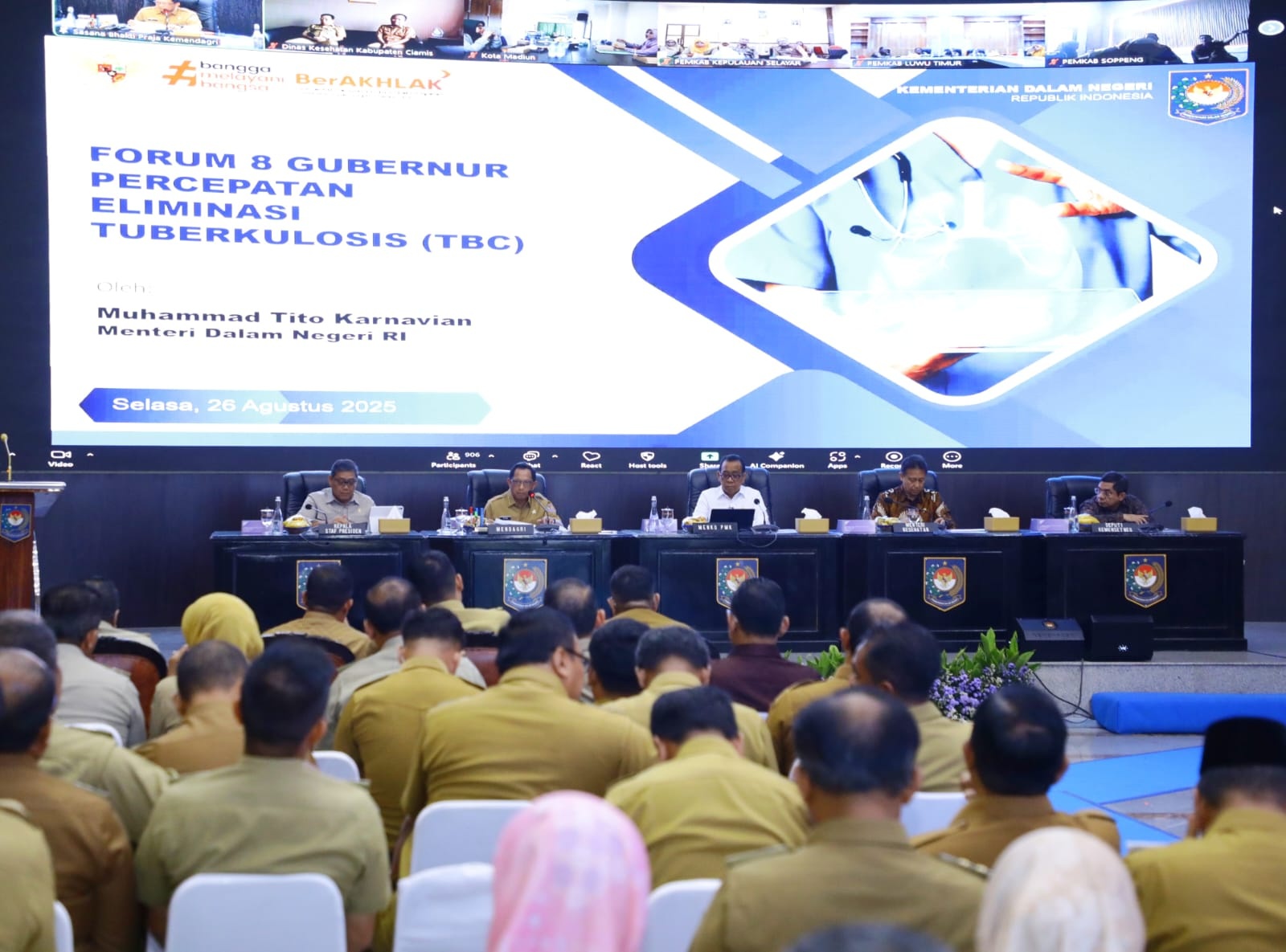 Komitmen Berantas TBC, Bupati Jombang Paparkan Strategi Daerah di Forum Nasional