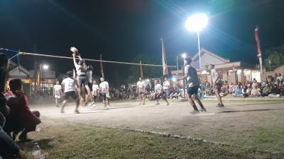 Kepala Desa Janti Hadiri Final Voli Antar Dusun, Meriahkan HUT ke-80 RI