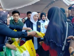 Gubernur Jatim Pastikan Stok Beras Aman, Tinjau Pasar Murah di Kediri